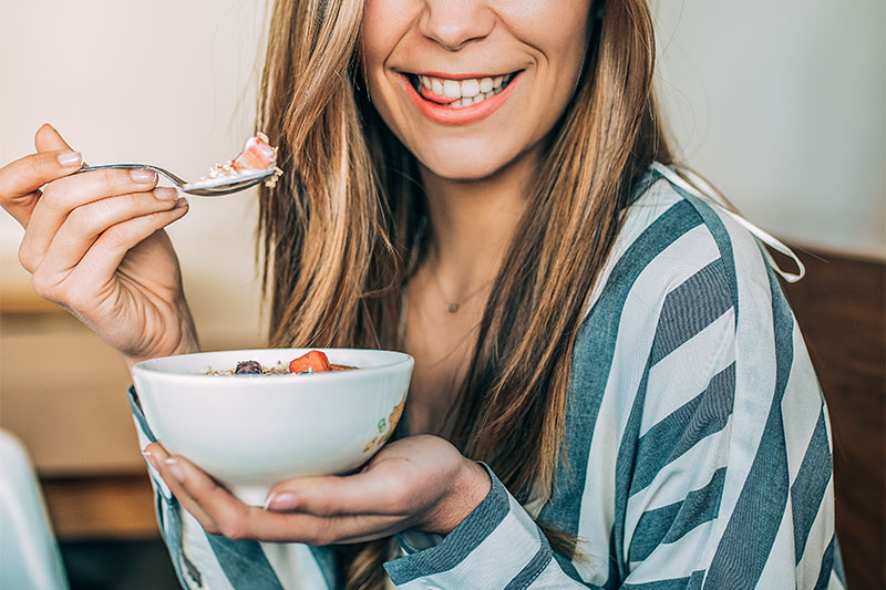 Eat your breakfast within the first 30 minutes after you wake up