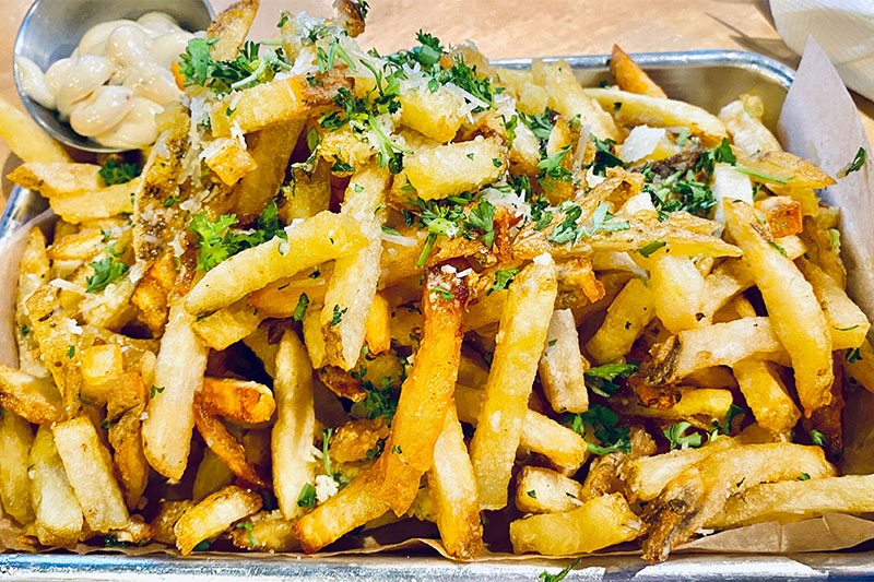 Fried Food with Starchy Food