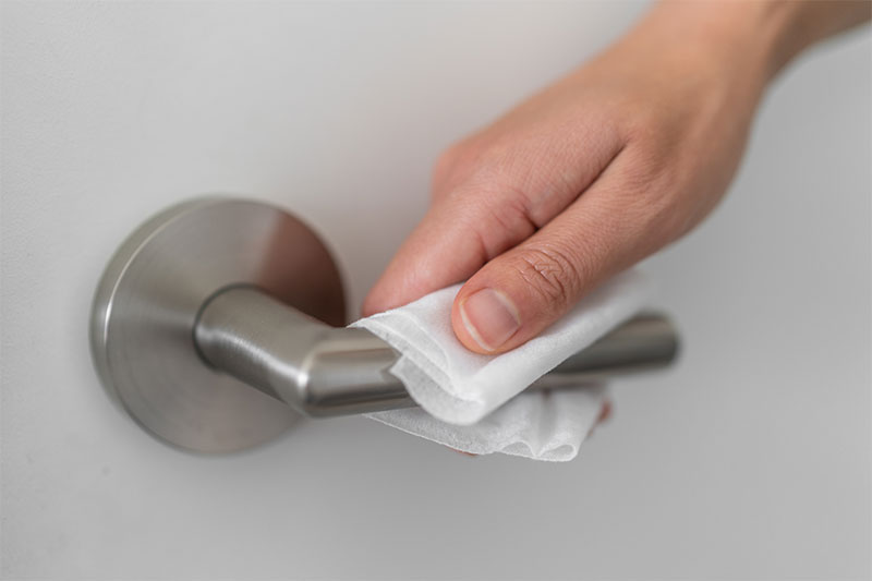 Use Your Own Paper Towel Or Toilet Paper To Touch Surfaces