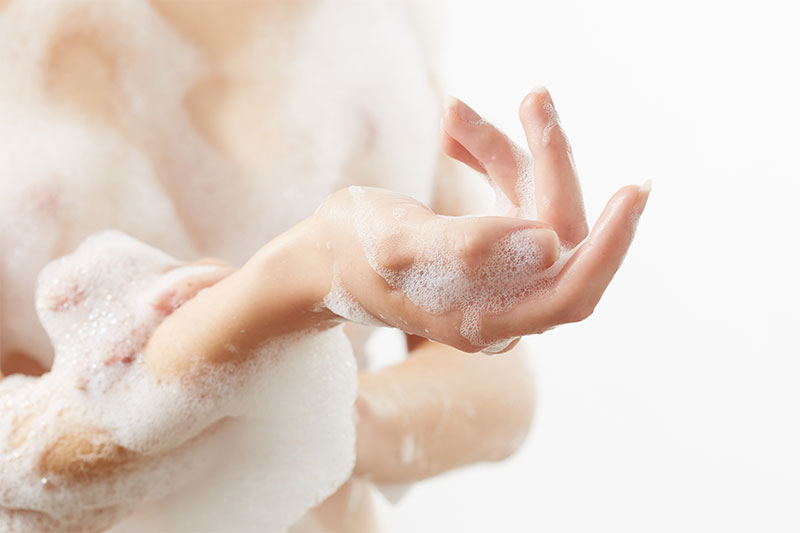 Covering Your Entire Body In Soap