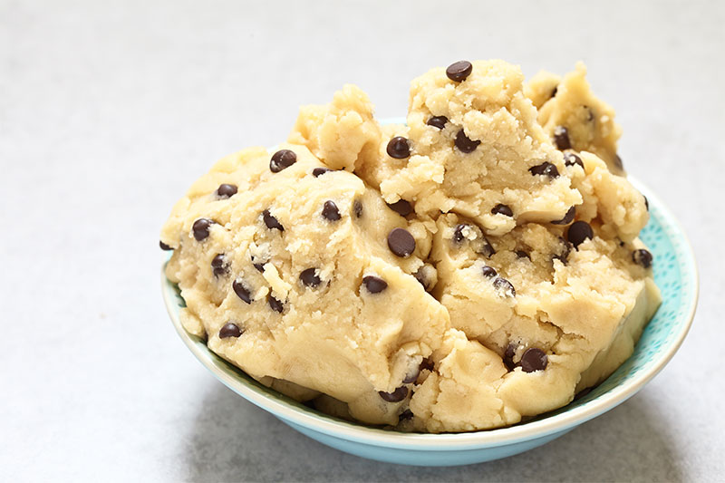 Eating cookie dough